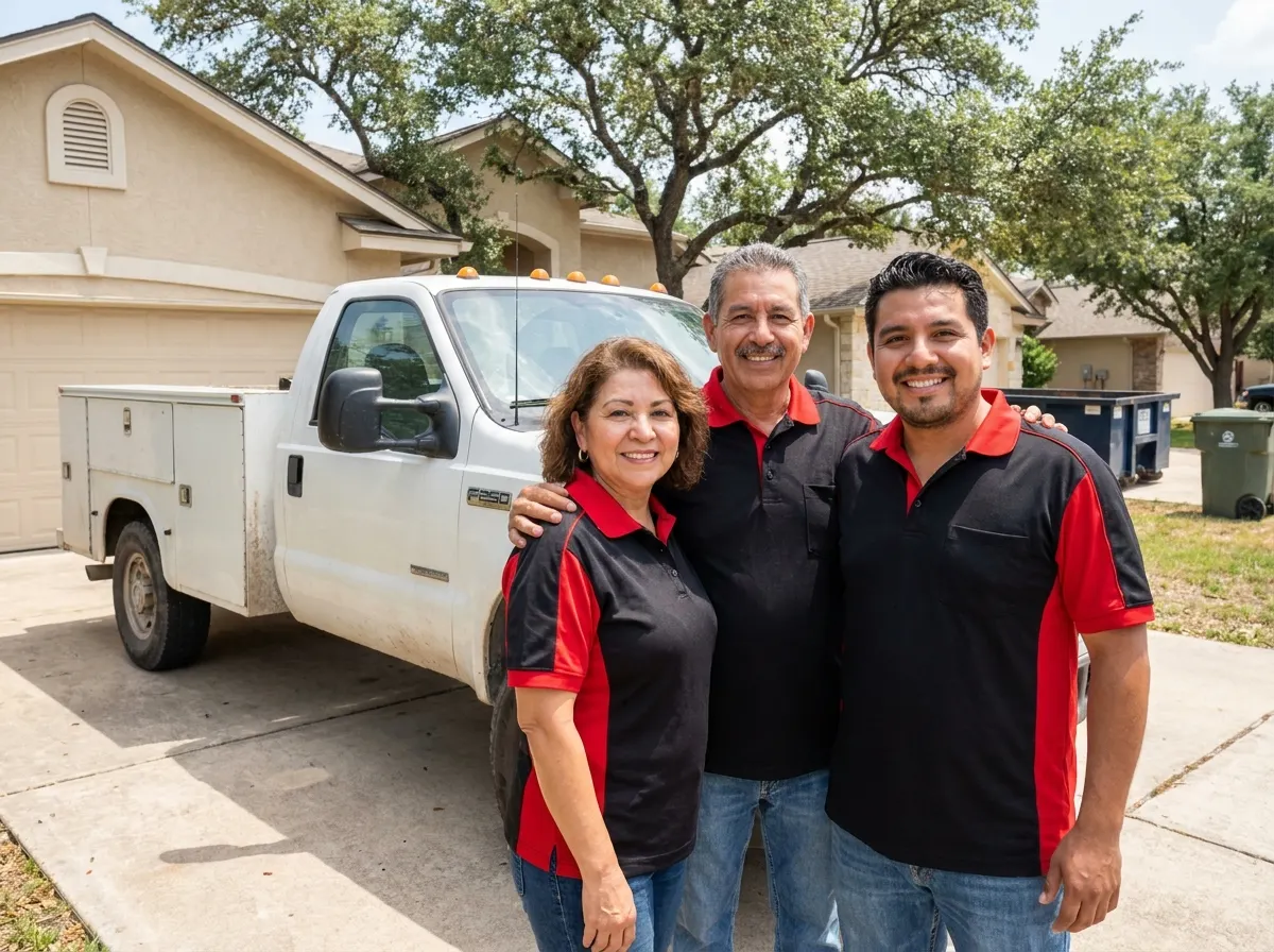 Oak Hill Dumpster Rental dumpster team in Antonio, TX